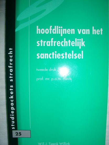 Hoofdlijnen van het strafrechtelijk sanctiestelsel