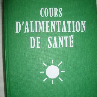 Cours d'alimentation de santé