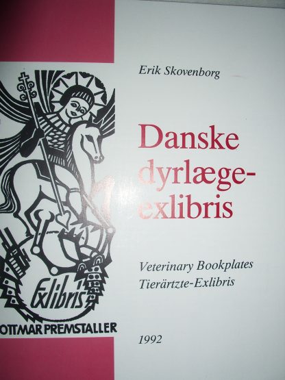 Danske dyrlaege-exlibris-Veterinary Bookplates-Tierärtzte-Exlibris