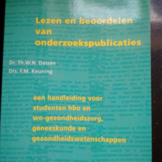 Lezen en beoordelen van onderzoekspublicaties