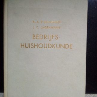 Elementair leerboek van de bedrijfshuishoudkunde