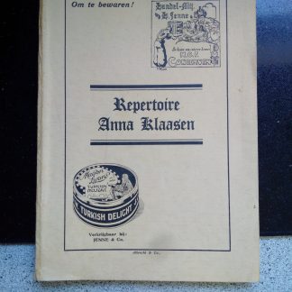 Repertoire Anna Klaasen