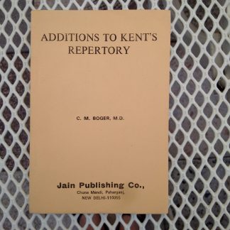 Additions to Kent's Repertory