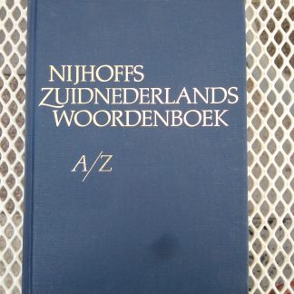 Nijhoffs Zuidnederlands woordeboek A/Z