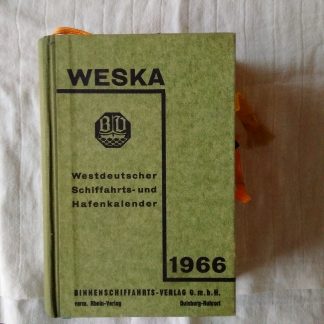 WESKA 1966. Westdeutscher Schiffahrts- und Hafenkalender