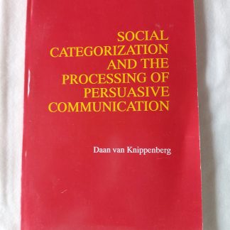 Social categorization and the processning of persuasive communication
