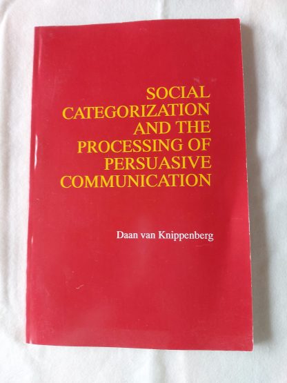 Social categorization and the processning of persuasive communication