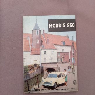 Morris 850. Technische gegevens en praktische wenken