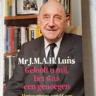 Gelooft u mij, het was een genoegen