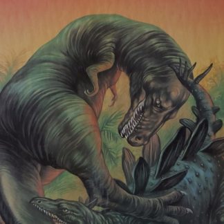 Die Dinosaurier. Die Welt des Urmenschen. Doppelband in Farbe