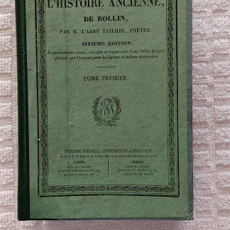 L'Histoire Ancienne, de Rollin. Tome Premier (deel 1)