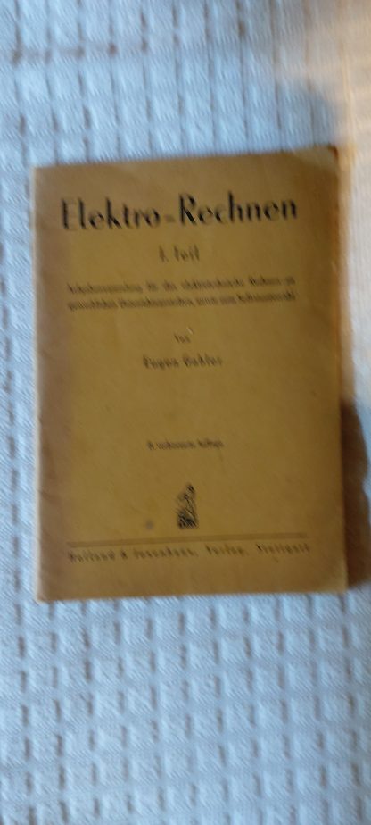 Elektro-Rechnen 1.Teil