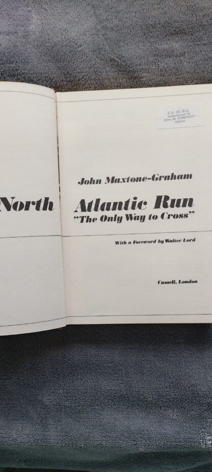 The North Atlantic Run. The only way to cross