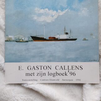 E. Gaston Callens met zijn logboek '96