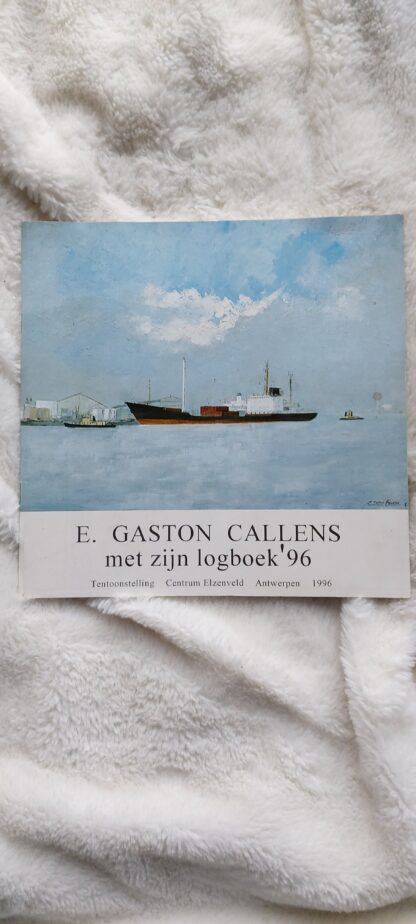 E. Gaston Callens met zijn logboek '96